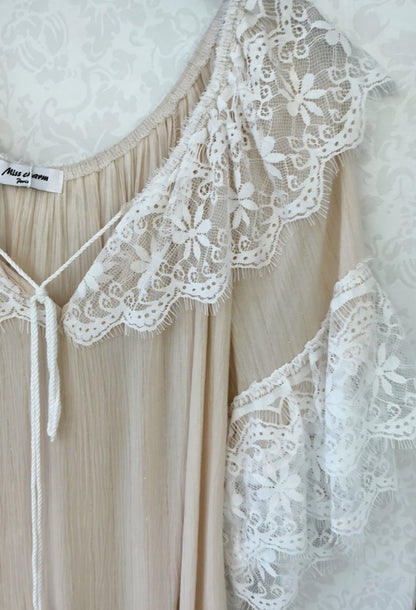 Chic topp Beige