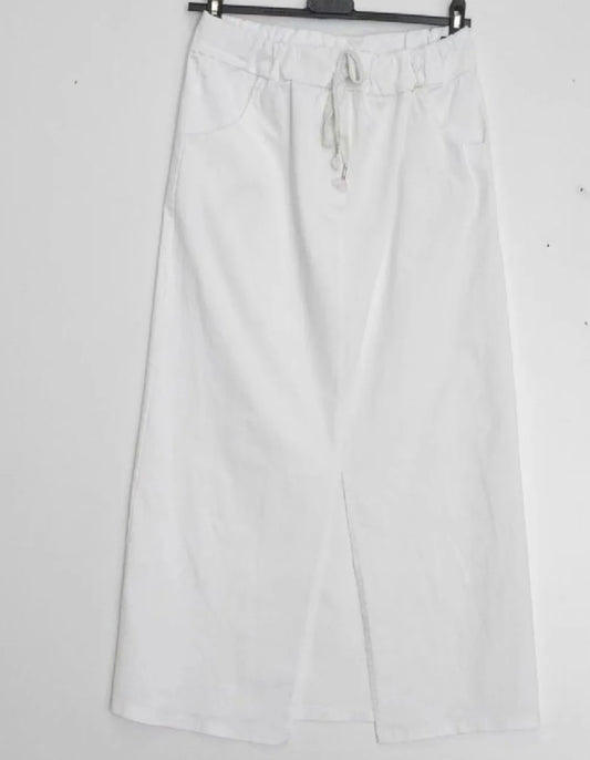 Mirakel Kjol Lång Vit