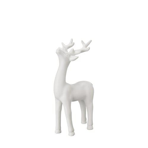 Hjort porslin Vit 24 cm