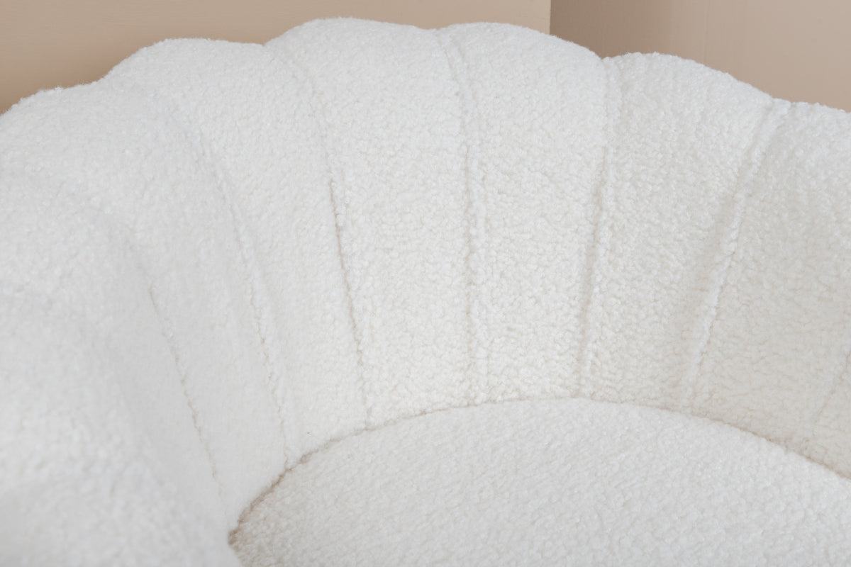 Fåtölj Calais Teddy offwhite