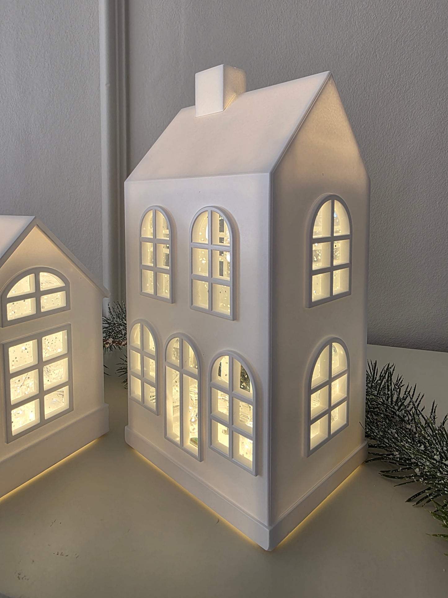 Inomhusdekoration belysning Vinter 22 cm Timer