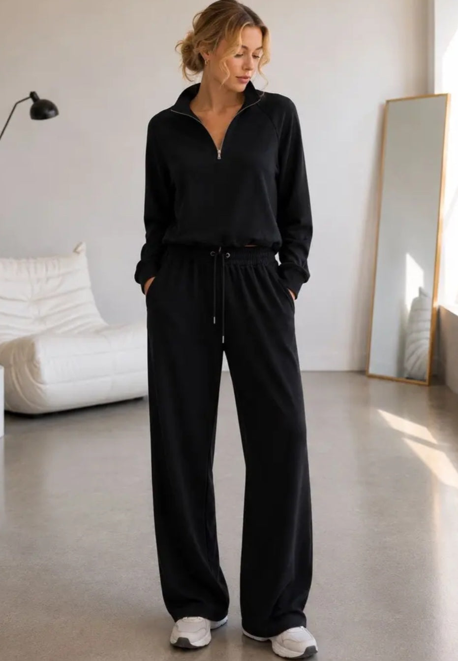 COZY – Bekvämt set Svart