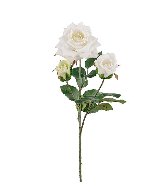 Konst Ros Vit, 55 cm