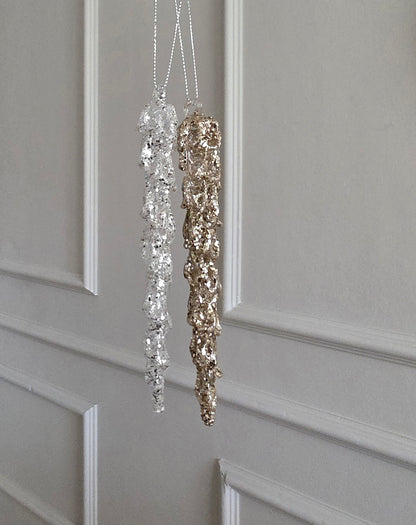 Hänge Istapp
15 cm Silver