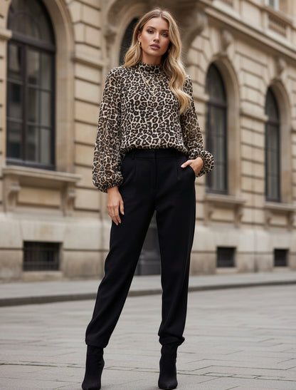 ANALLA-blus Leopard