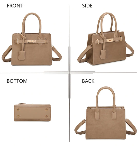 Gallantry mockahandväska Camel