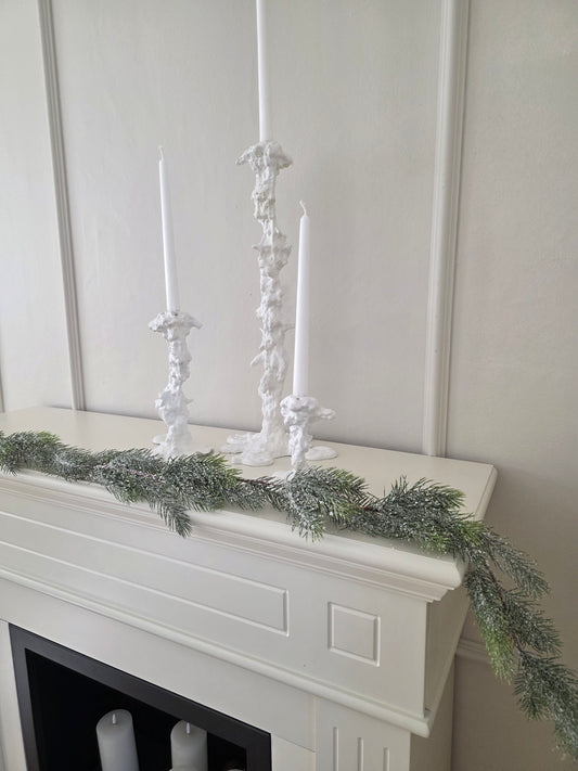 Grangirlang med frost 180 cm