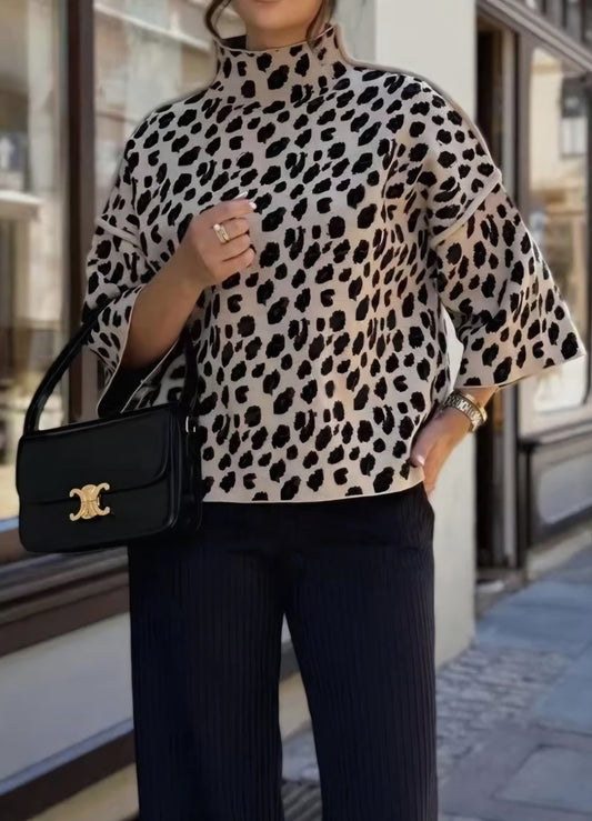 Leopard tröja Gina