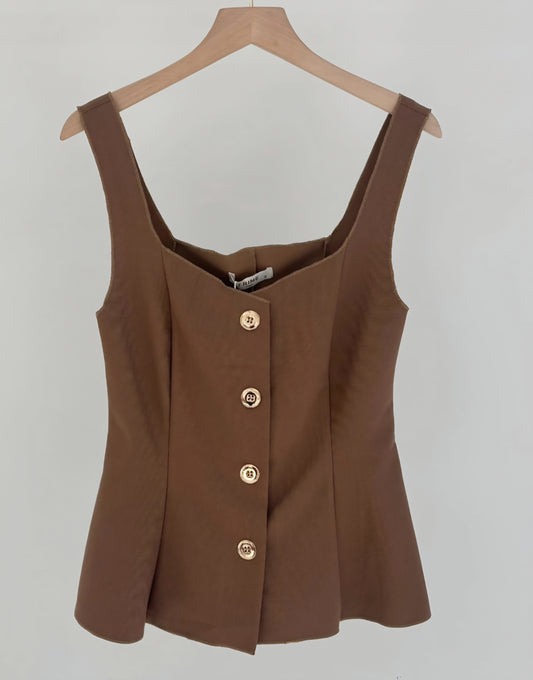 Strukturerad topp med knappar Camel