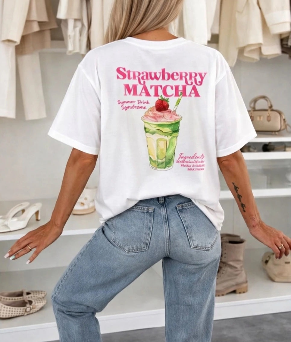 Trendig bomulls-t-shirt Strawberry
