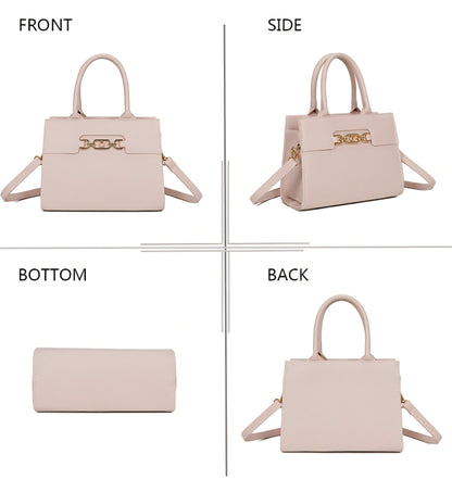 Handväska Spänne Rosa