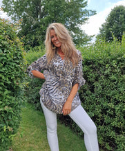 Ladda upp bild till gallerivisning, Leopard skjorta Brun
