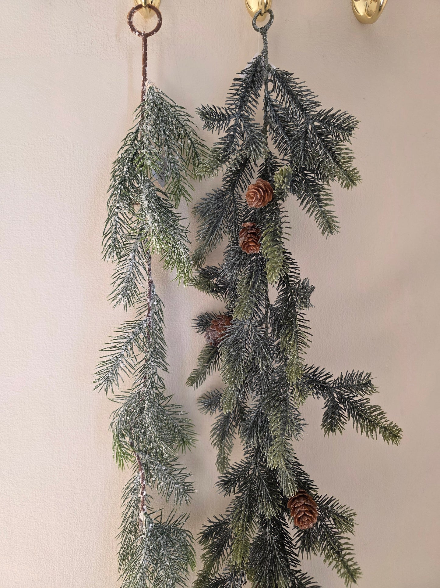 Grangirlang med frost 180 cm