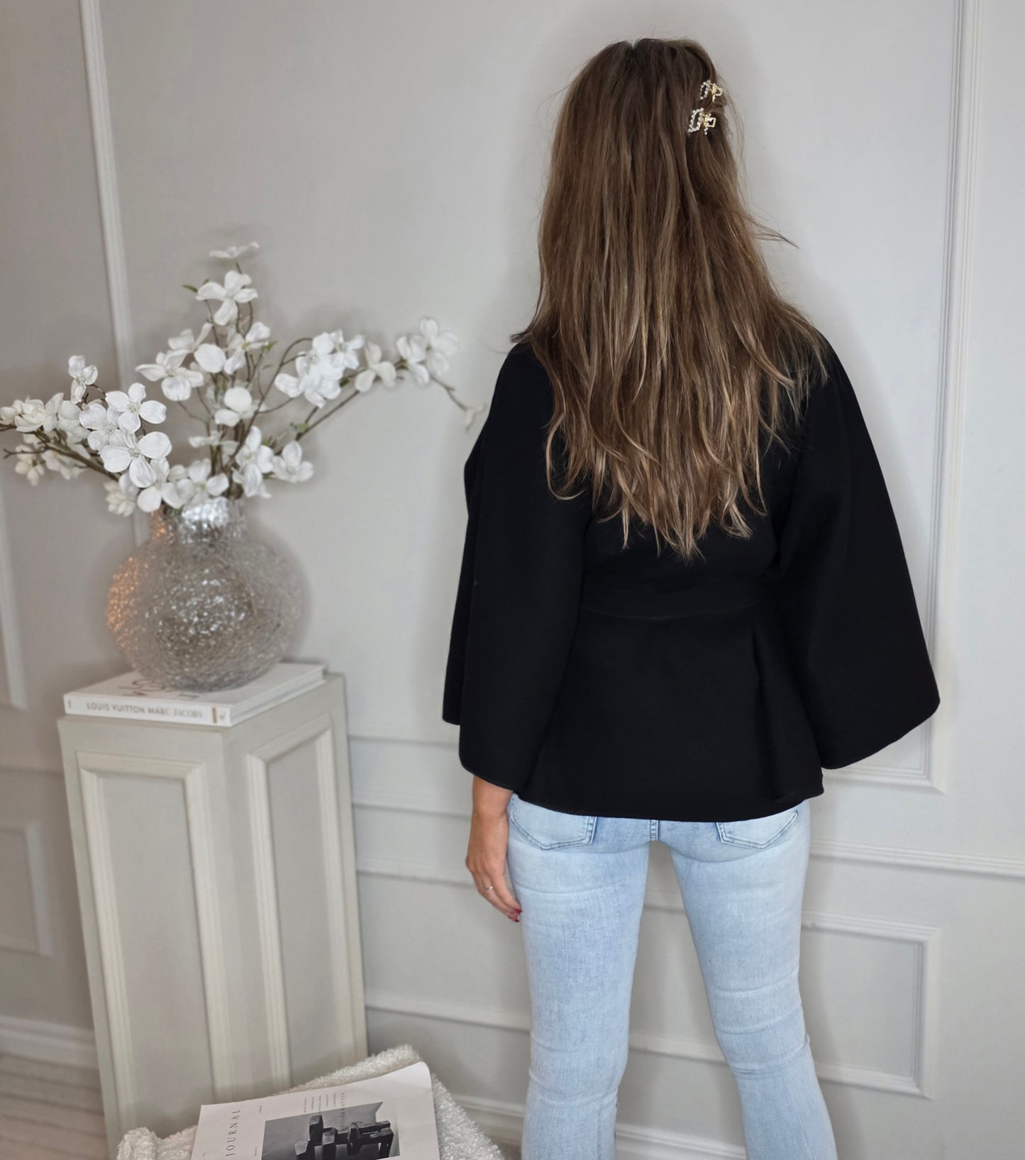 Poncho Kappa Elle Svart