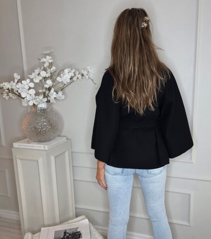 Poncho Kappa Elle Svart