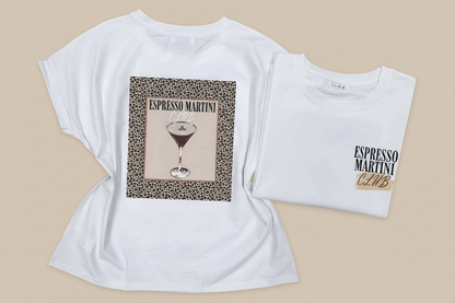 Trendig bomulls-t-shirt Martini