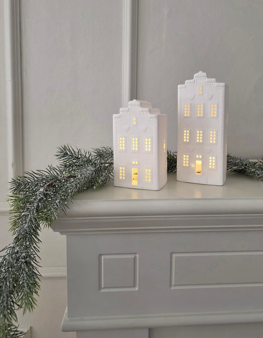 Bordsdekoration VINTER 21 cm Ledbelysning