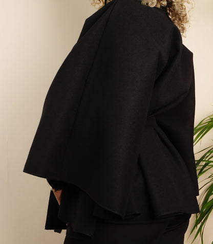 Poncho Kappa Elle Svart