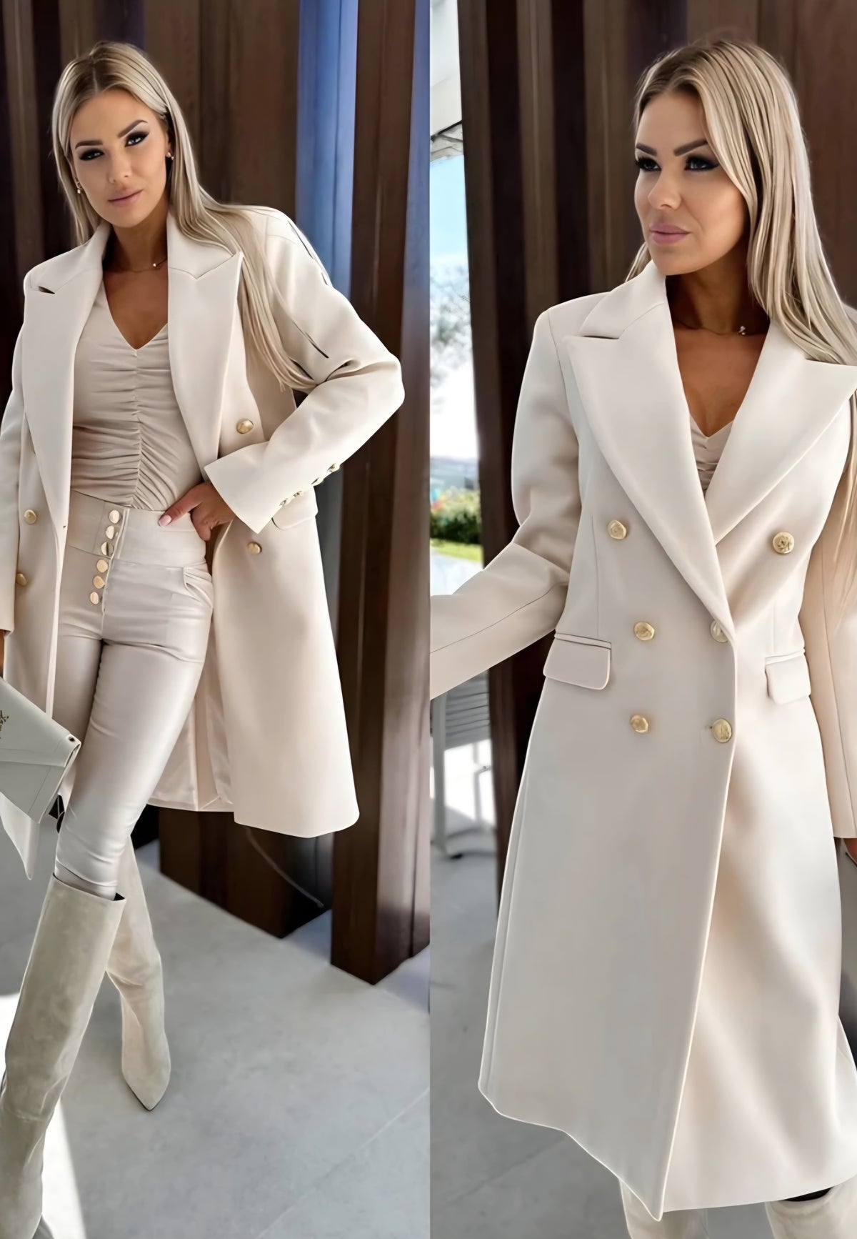 Elegant kappa Paris Beige
