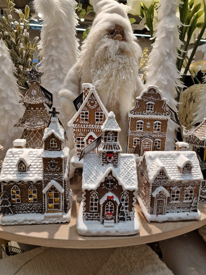 Pepparkakskyrka Ledbelysning 23 cm