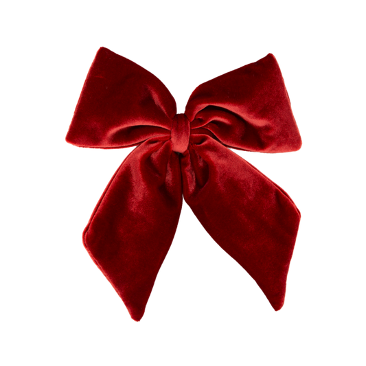 Rosett Röd sammet 15x20 cm