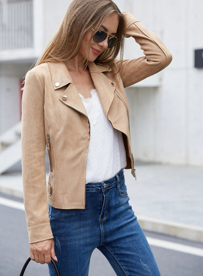 Perfecto mocka JACKET CAMEL