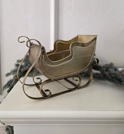 Dekoration Släde Antik Mässing
25 cm