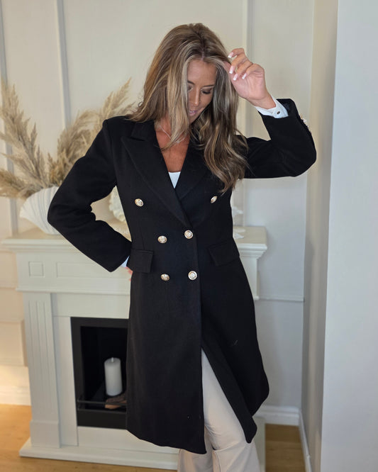 Elegant kappa Paris Svart
