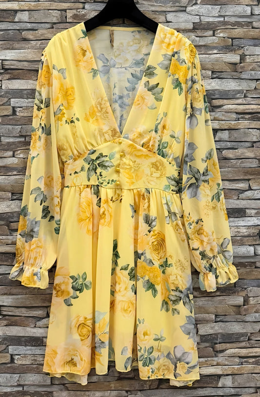 JULIETTE klänning Gul