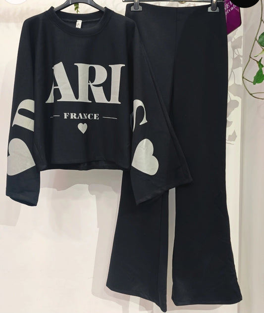 Joggingset Paris Svart