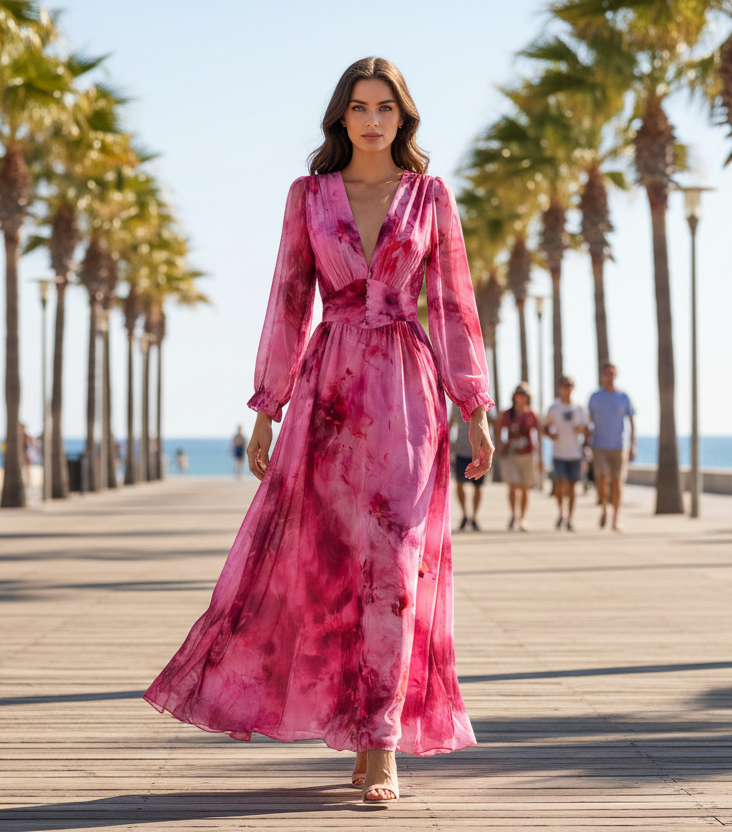 JULIETTA klänning Rosa nyanser