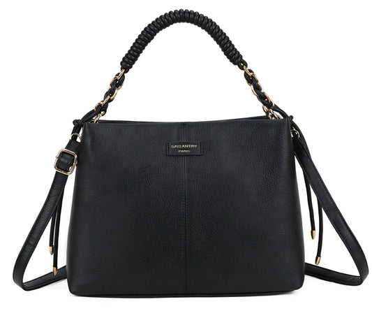 Gallantry-handväska med snörhandtag Svart