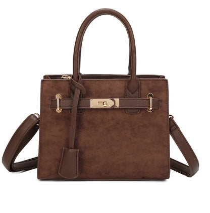 Gallantry mockahandväska Brun