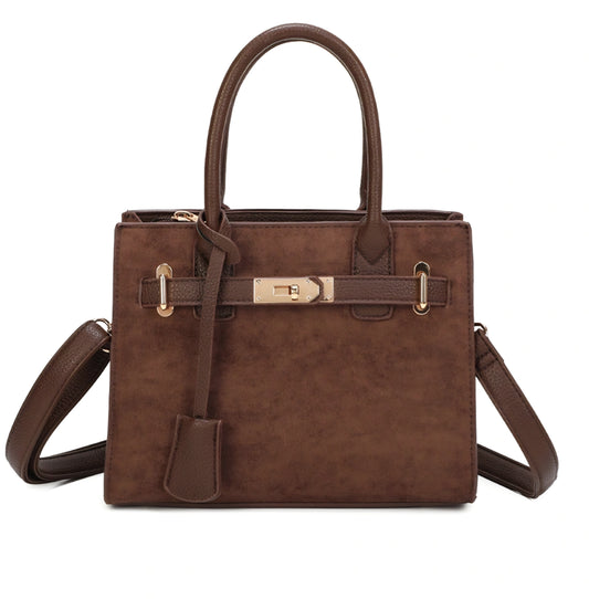Gallantry mockahandväska Brun