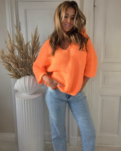 Mysig tröja Malina Orange