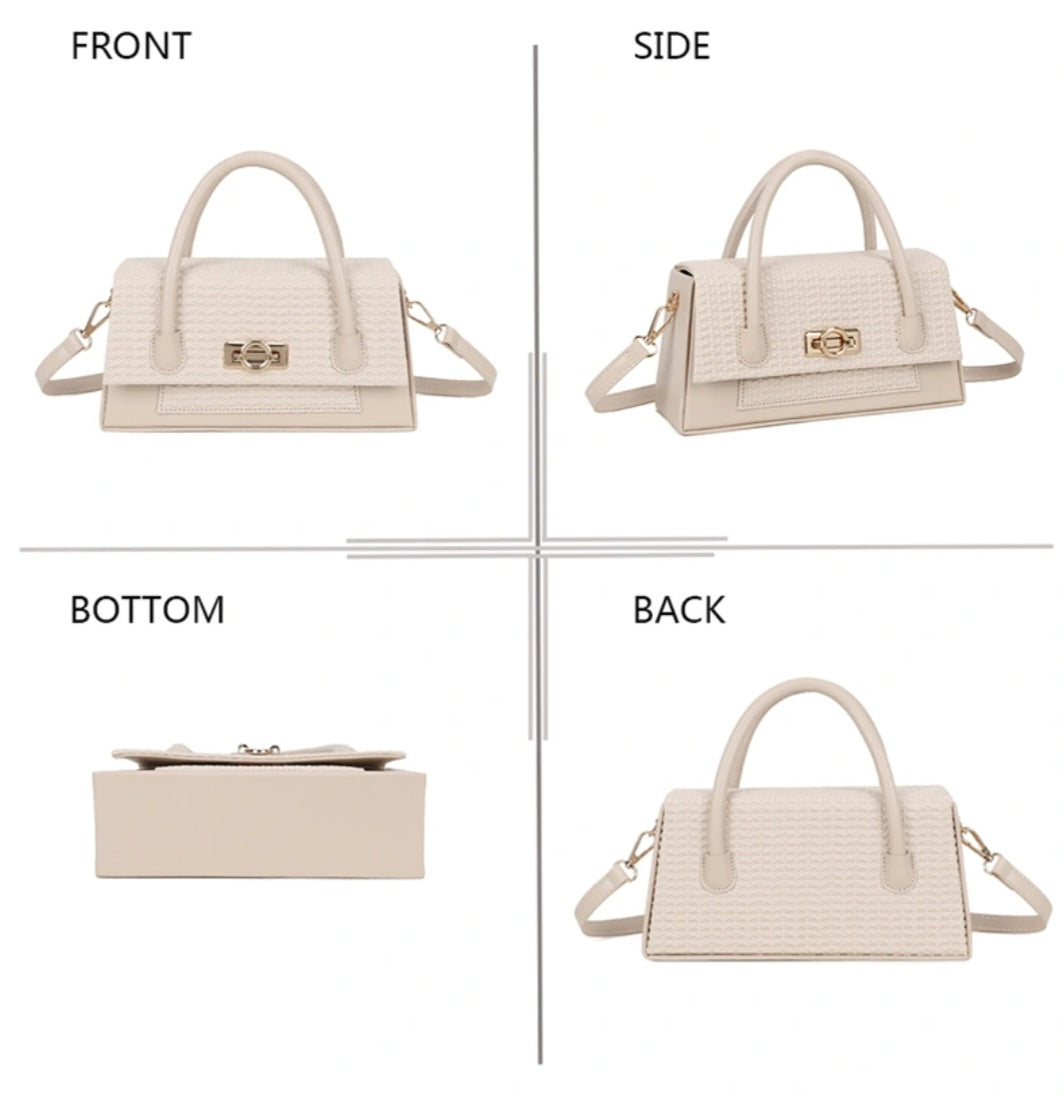 Gallantry Flätad Handväska Beige