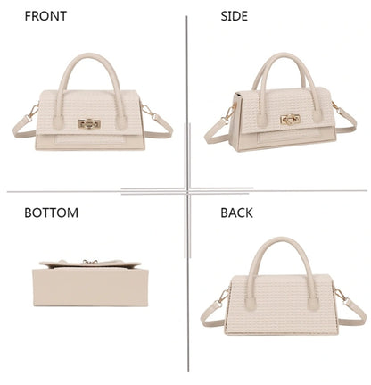 Gallantry Flätad Handväska Beige