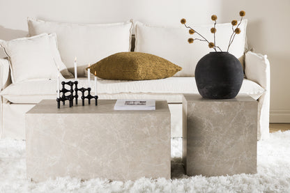 Sidobord York 40x40 cm Beige