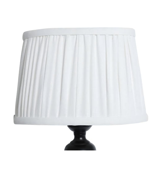 Lampskärm Bell oval 19x23x16cm Vit