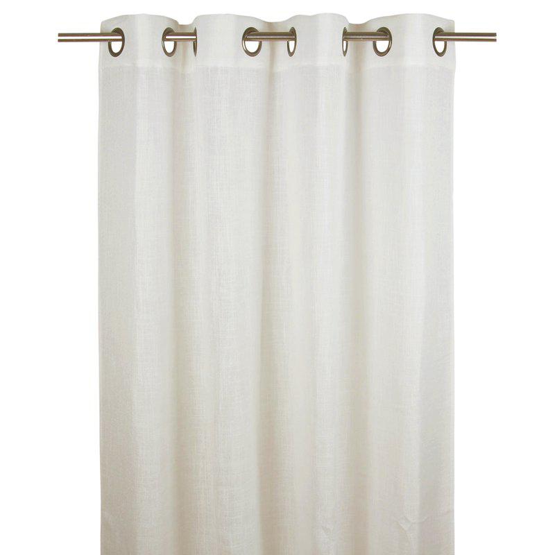 Gardiner 2-pack, BROOKLYN OFFWHITE Öljettlängder 250 cm