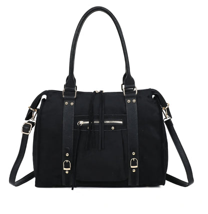 Gallantry tote-väska i mocka Svart