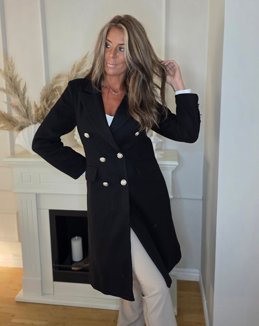 Elegant kappa Paris Svart