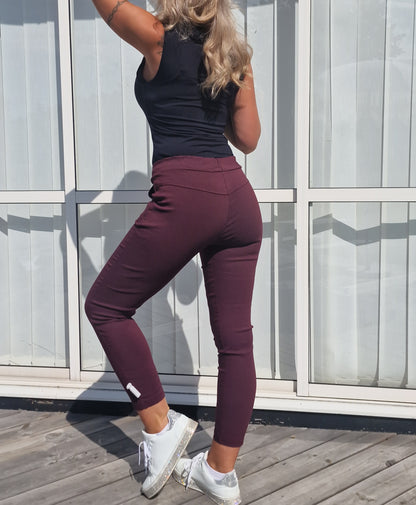 Pantalón milagro liso camel claro