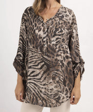 Load image into Gallery viewer, Leopard skjorta Brun
