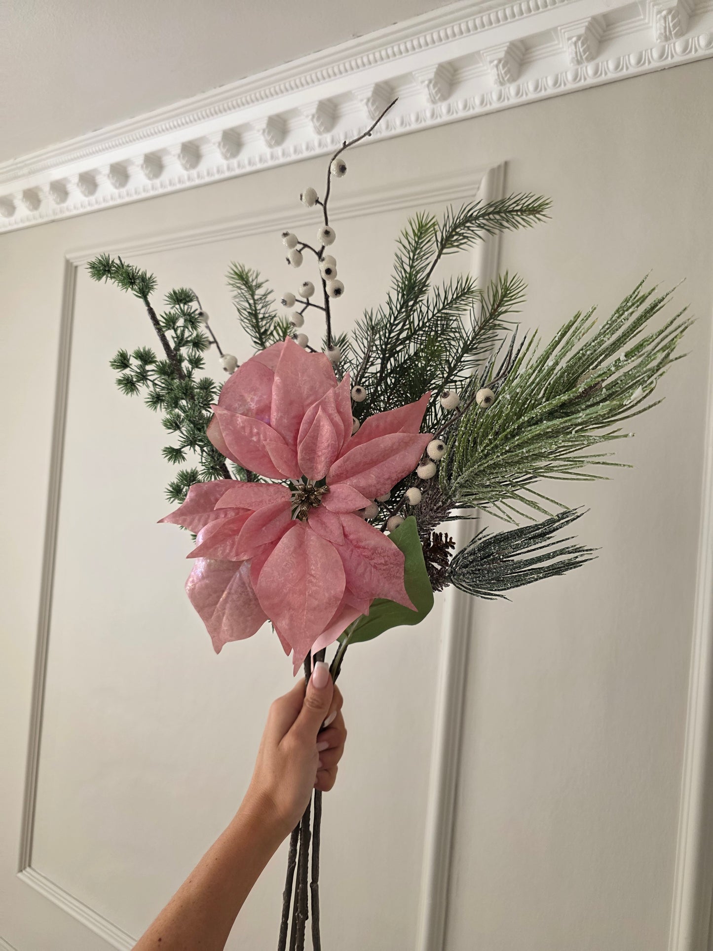 Julstjärna Rosa Shimmer 70 cm