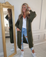 Ladda upp bild till gallerivisning, Cardigan  Lång Penny Grön
