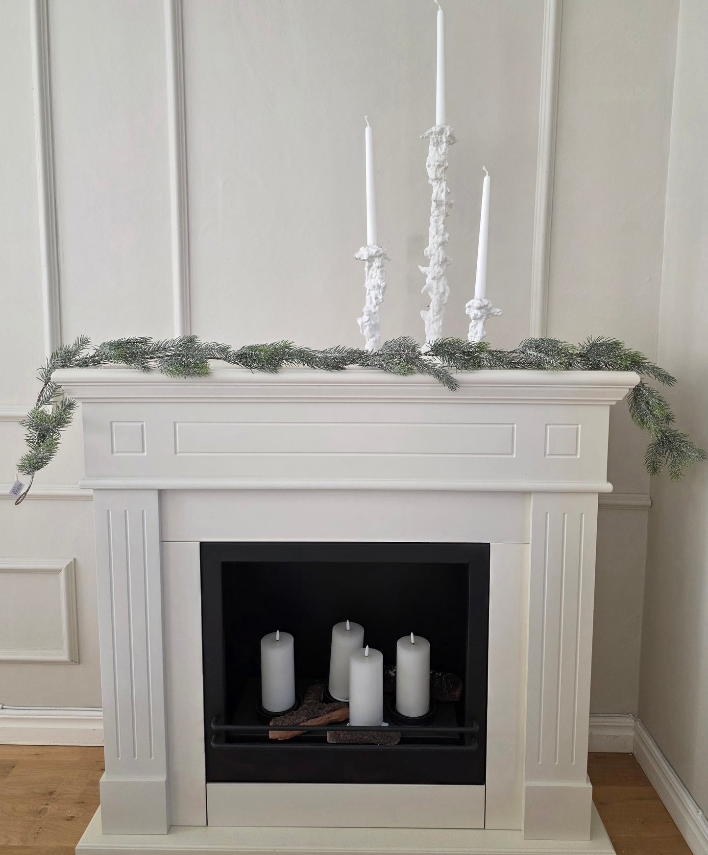 Grangirlang med frost 180 cm