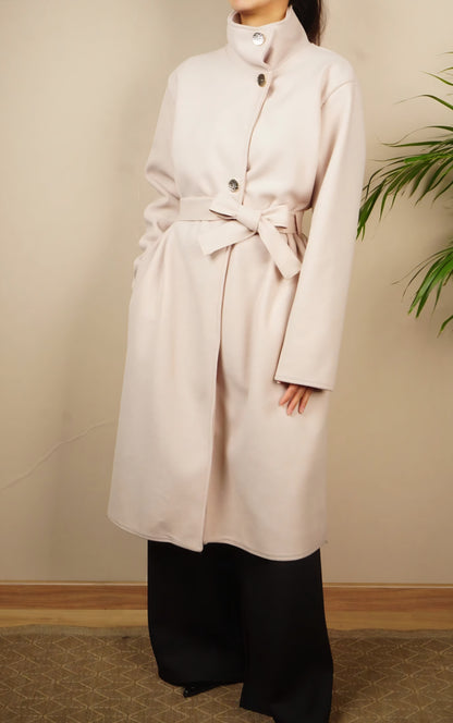 Lång kappa Beige