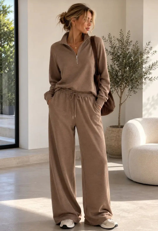 COZY – Bekvämt set Taupe