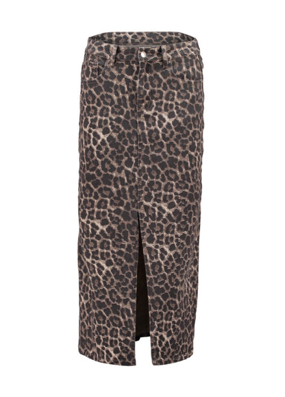 Jeanskjol leopard Palina